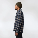 Ovik Heavy Flannel Shirt, kolor: 555-232 - Dark Navy - Buckwheat Brown - 7