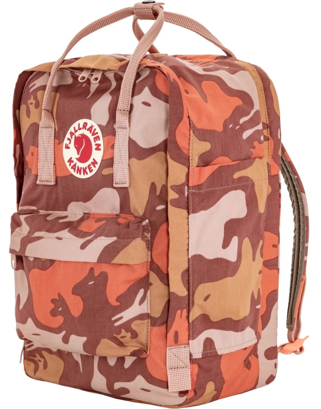 Kanken Graphics Laptop 15", kolor: 302-986 - Chalk Rose-Hidden Animals