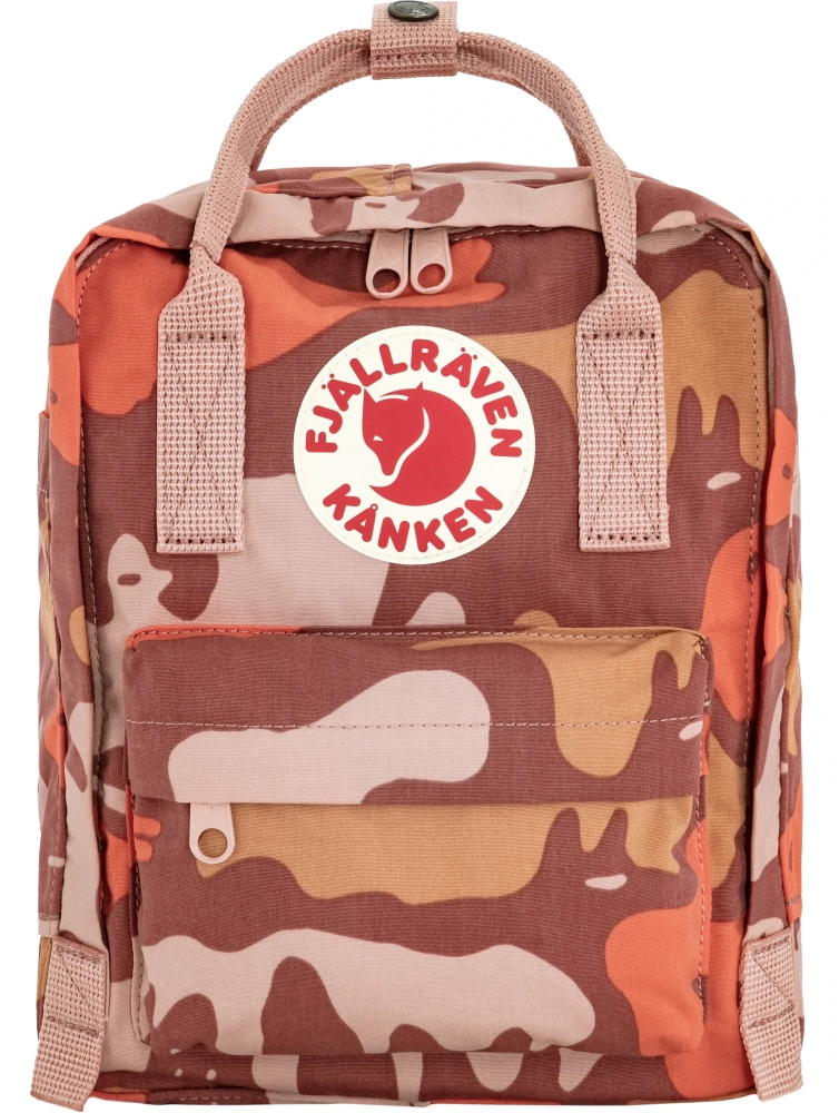 Fjallraven Kanken Graphics Mini, kolor: 302-986 - Chalk Rose-Hidden Animals