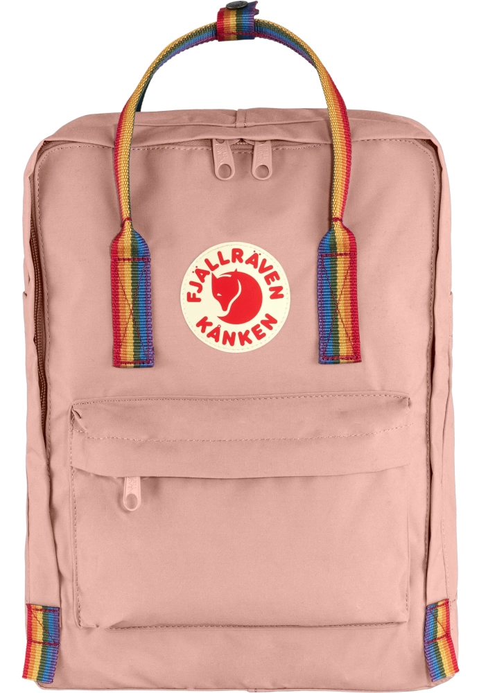 Kanken Rainbow, kolor: 302/907 - Chalk Rose-Rainbow Pattern