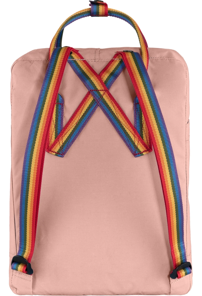 Kanken Rainbow, kolor: 302/907 - Chalk Rose-Rainbow Pattern