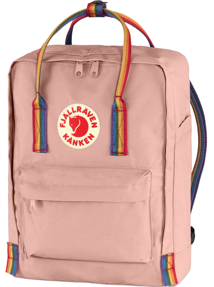 Kanken Rainbow, kolor: 302/907 - Chalk Rose-Rainbow Pattern