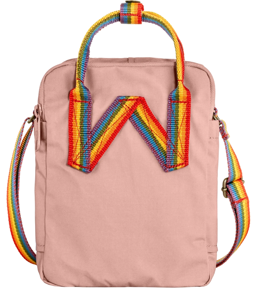 Kanken Rainbow Sling, kolor: 302-907 - Chalk Rose-Rainbow Pattern