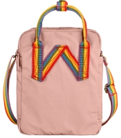 Kanken Rainbow Sling, kolor: 302-907 - Chalk Rose-Rainbow Pattern