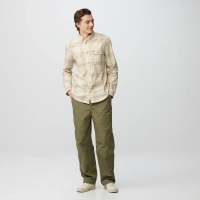 Ovik Lite Flannel Shirt M, kolor: 113-118 - Chalk White /Fossil - 3