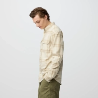 Ovik Lite Flannel Shirt M, kolor: 113-118 - Chalk White /Fossil - 5