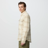 Ovik Lite Flannel Shirt M, kolor: 113-118 - Chalk White /Fossil - 6