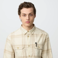 Ovik Lite Flannel Shirt M, kolor: 113-118 - Chalk White /Fossil - 8