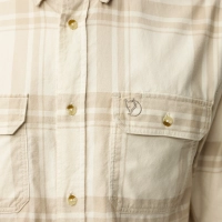 Ovik Lite Flannel Shirt M, kolor: 113-118 - Chalk White /Fossil - 9