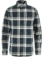Ovik Lite Flannel Shirt M, kolor: 555-113 -Dark Navy-Chalk White - 1