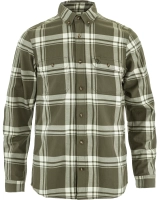 Ovik Lite Flannel Shirt, kolor: 625-113 - Laurel Green /Chalk White - 1