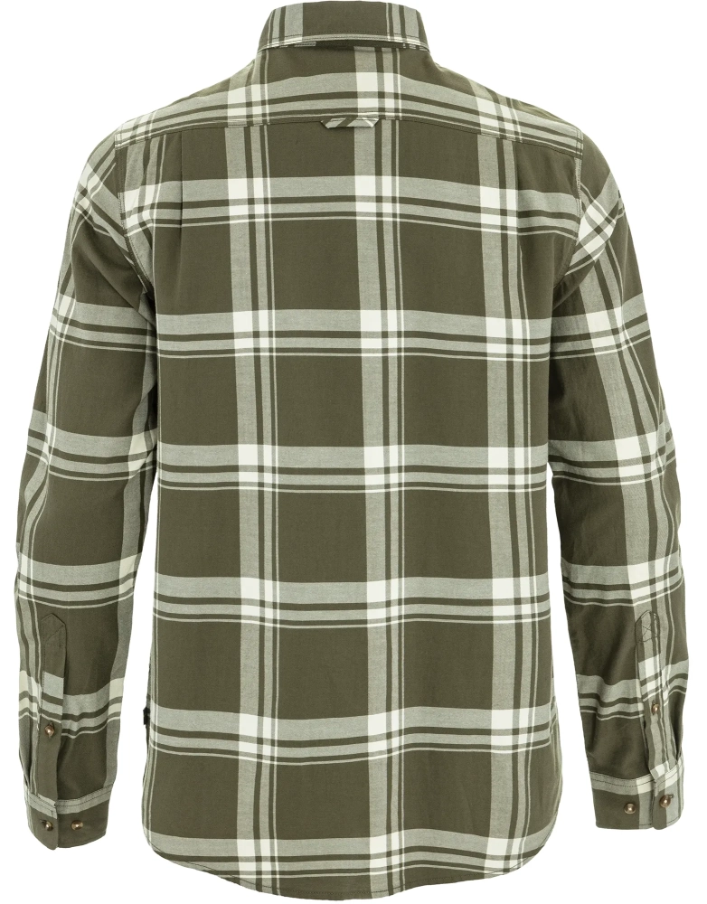 Ovik Lite Flannel Shirt, kolor: 625-113 - Laurel Green /Chalk White - 2