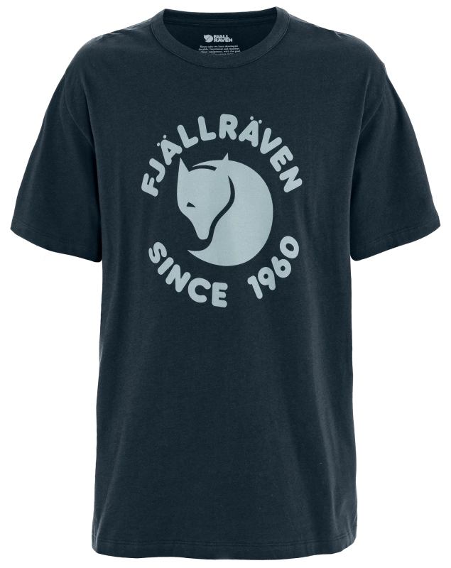 Fjallraven Relaxed T-shirt, kolor: 555 - Dark Navy - przód