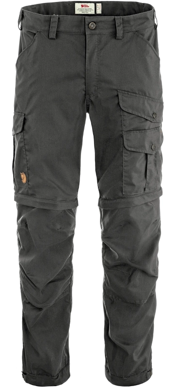 Vidda Pro Lite Zip-off Trousers, kolor: 030 - Dark Grey, przód