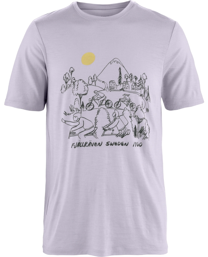 Hoja Lugnt Wool T-shirt, kolor: 452 - Lavender Mist