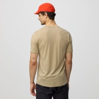 Hoja Lugnt Wool T-shirt, kolor: 118 - Fossil