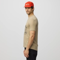 Hoja Lugnt Wool T-shirt, kolor: 118 - Fossil