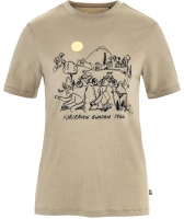 Hoja Lugnt Wool T-shirt W, kolor: 118 - Fossil
