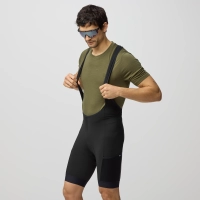 Hoja Bib Shorts, kolor: 550 - Black