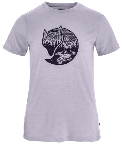 Abisko Wool Fox SS W, kolor: 452-555 - Lavender Mist-Dark Navy