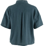 Fjallraven Ovik Hemp Camp Shirt SS W, kolor: 570 - Mountain Blue