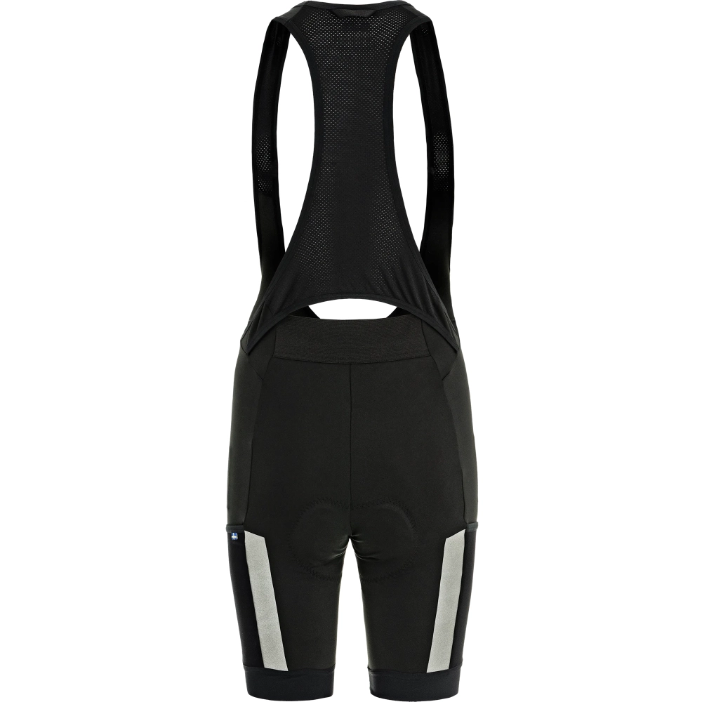 Hoja Bib Shorts W, kolor: 550 - Black - tył