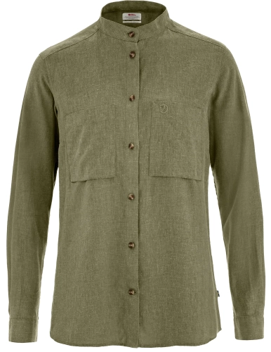 Fjallraven Ovik Hemp Shirt LS W, kolor: 620 - Green