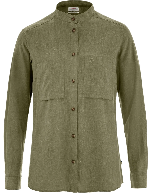 Fjallraven Ovik Hemp Shirt LS W, kolor: 620 - Green