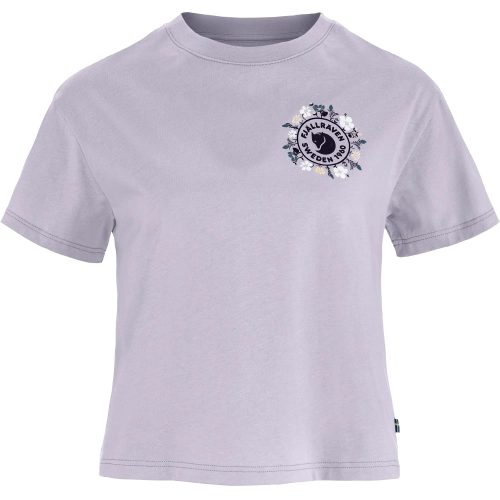 Fjallraven Fjallblomster Logo T-shirt W, kolor: 452 - Lavender Mist