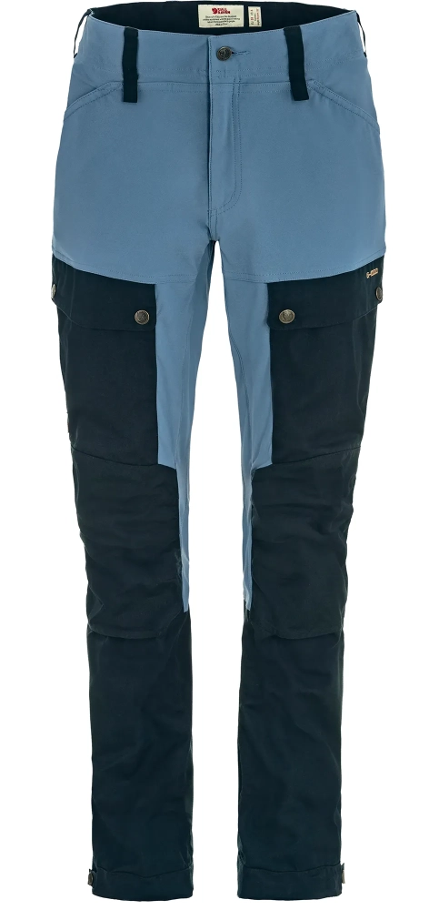 Keb Trousers Curved W update, kolor: 555-543 - Dark Navy-Dawn Blue