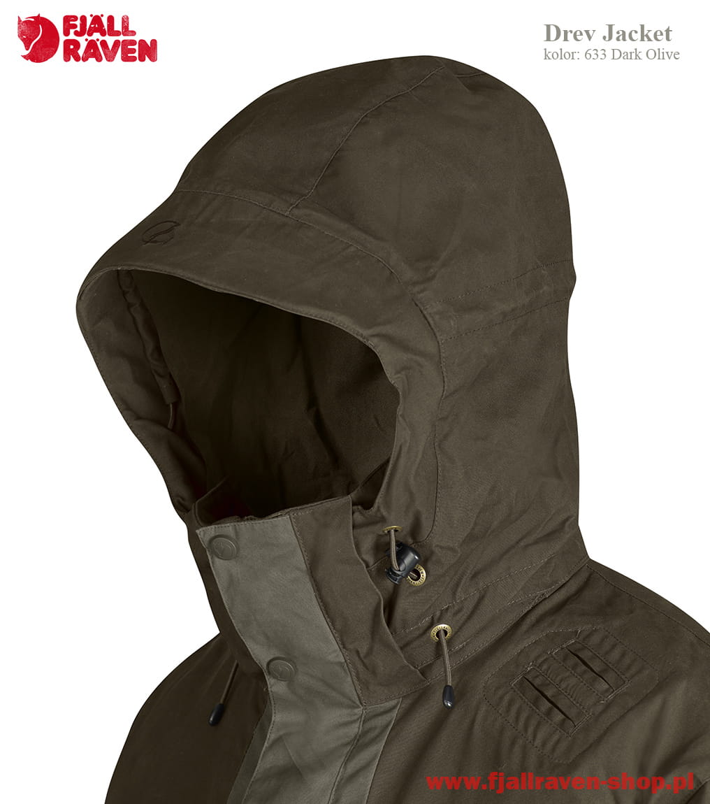 Drev Jacket, kolor: 633-246 Dark Olive/Tarmac