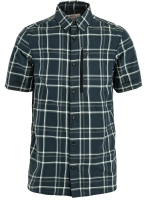 Abisko Hike Shirt SS, kolor: 555-113 - Dark Navy-Chalk White, 1