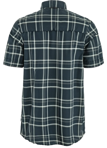 Abisko Hike Shirt SS, kolor: 555-113 - Dark Navy-Chalk White, 2