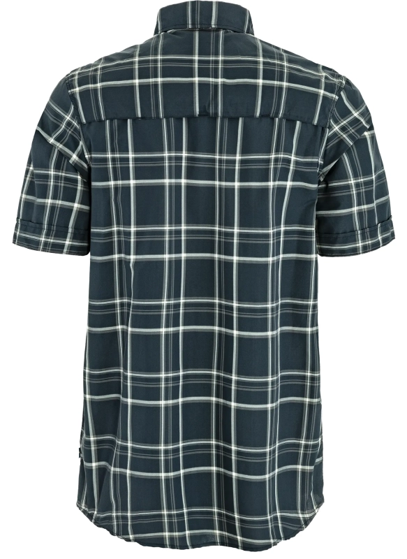 Abisko Hike Shirt SS, kolor: 555-113 - Dark Navy-Chalk White, 2