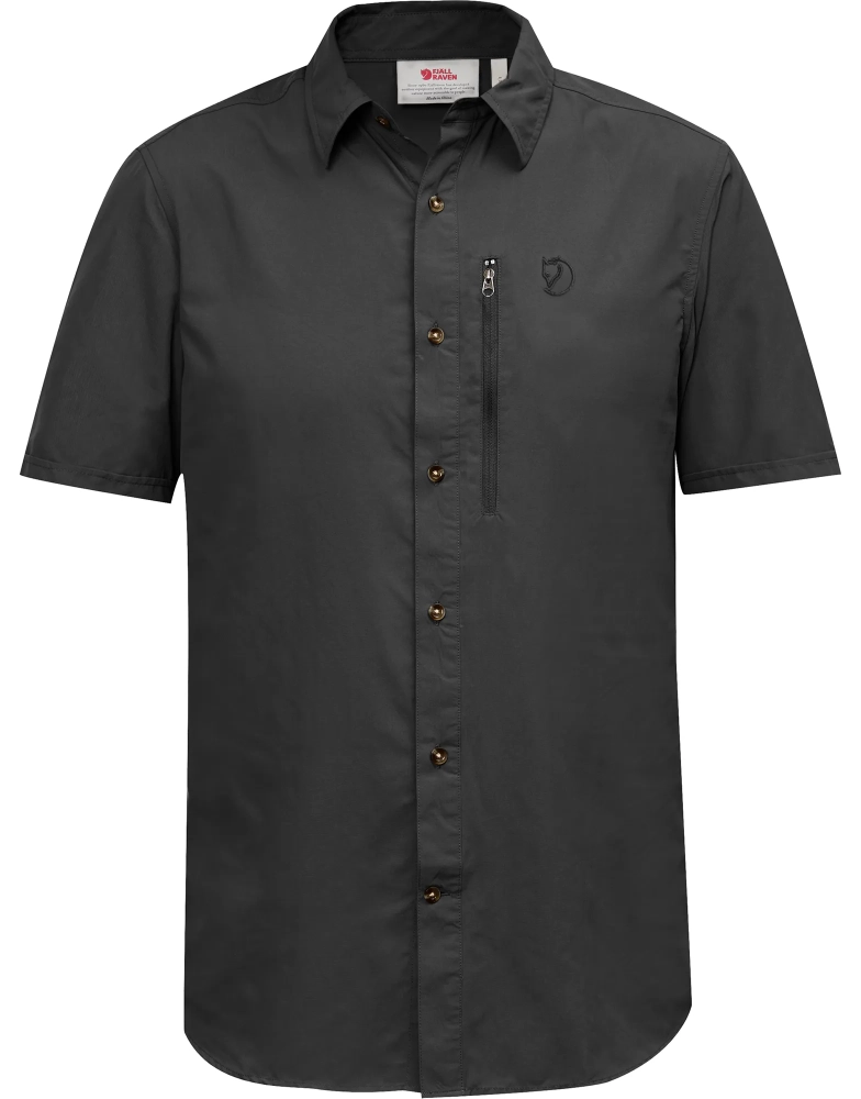 Abisko Hike Shirt SS, kolor: 030 - Dark Grey