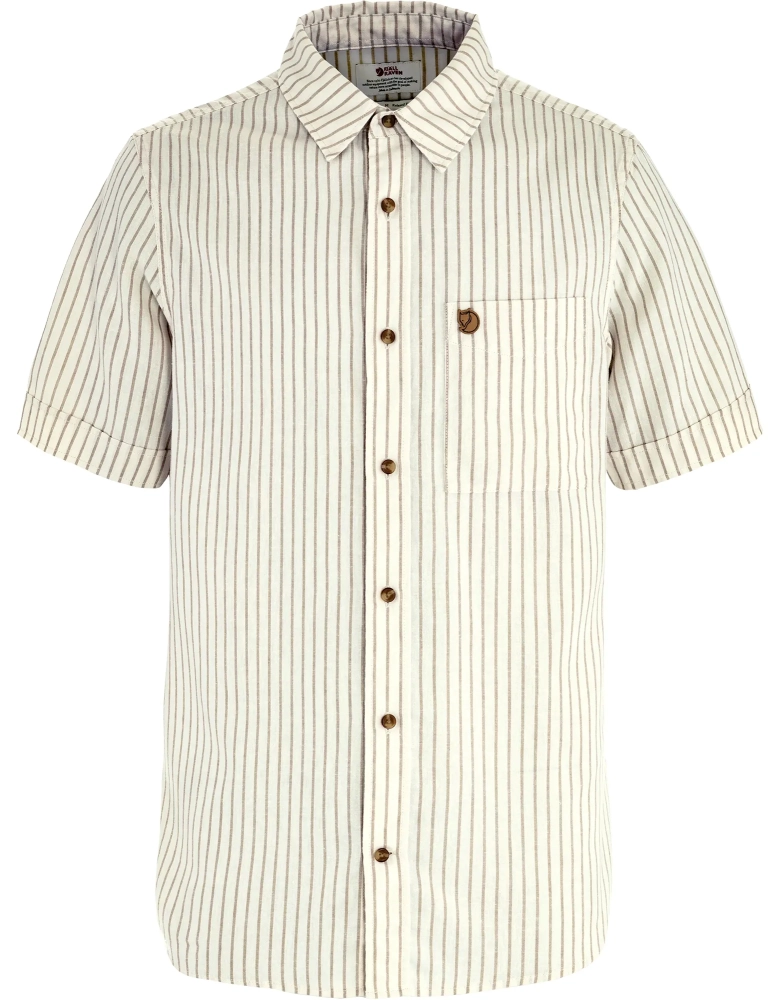 Ovik Travel Shirt SS, kolor: 113-195 - Chalk White-Sand Stone, 1