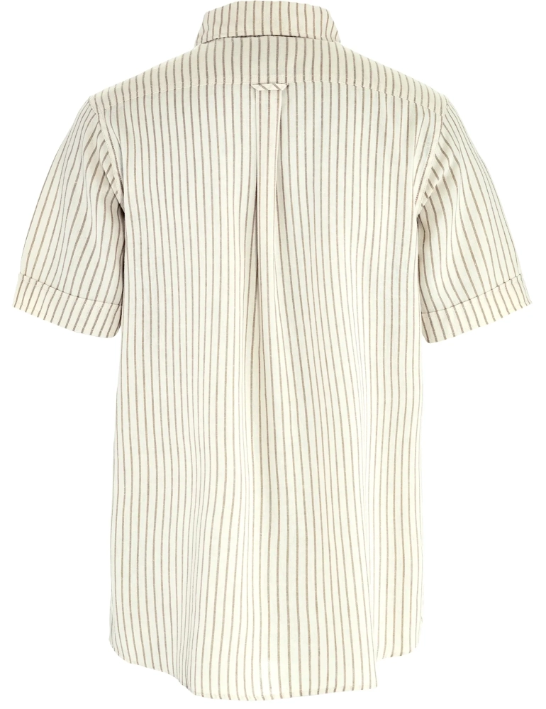 Ovik Travel Shirt SS, kolor: 113-195 - Chalk White-Sand Stone, 2