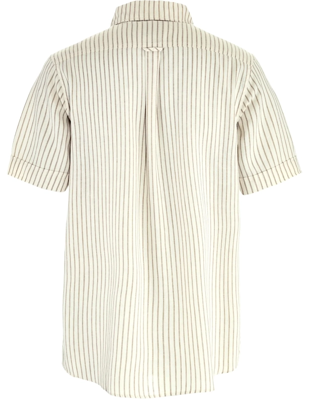 Ovik Travel Shirt SS, kolor: 113-195 - Chalk White-Sand Stone, 2