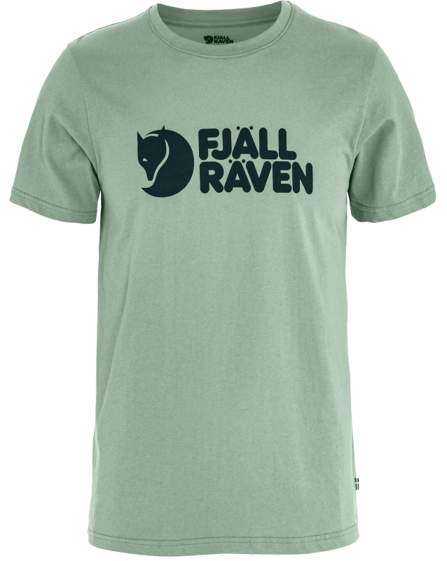 Fjallraven Logo T-Shirt, kolor: 674 - Misty Green, 1