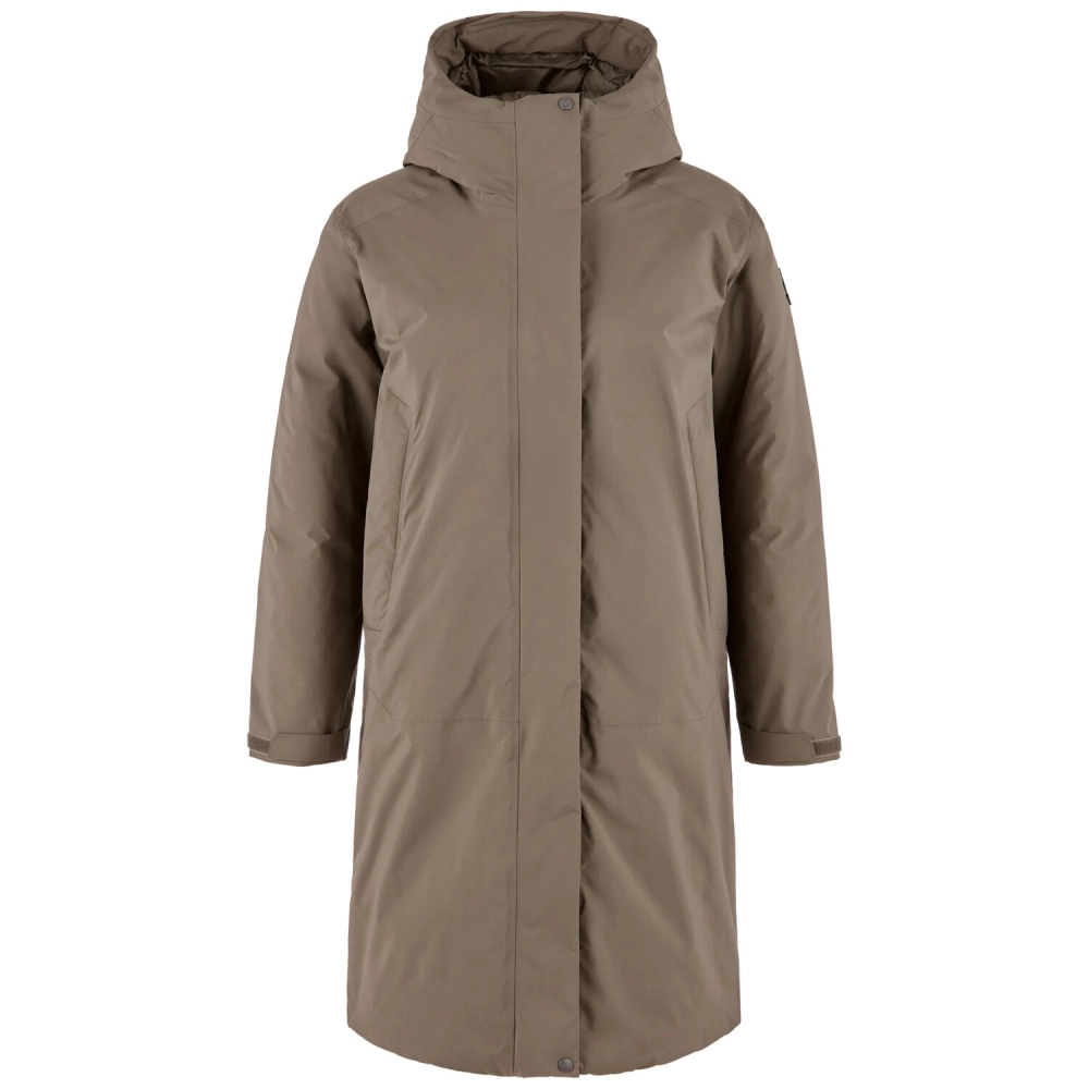 Ovik GTX Padded Parka W | Suede Brown -1