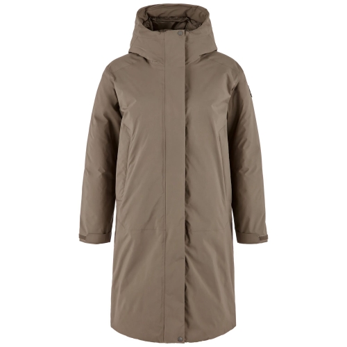 Ovik GTX Padded Parka W | Suede Brown -1