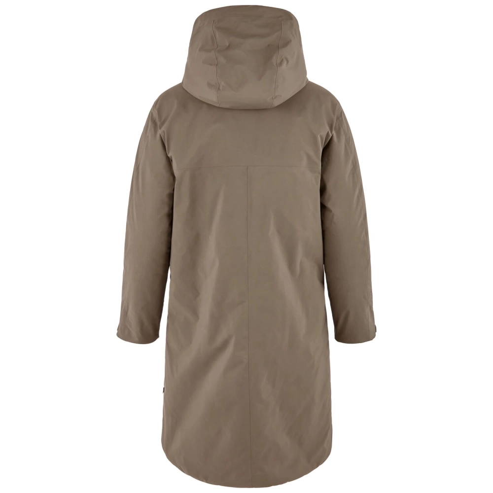 Ovik GTX Padded Parka W | Suede Brown -2