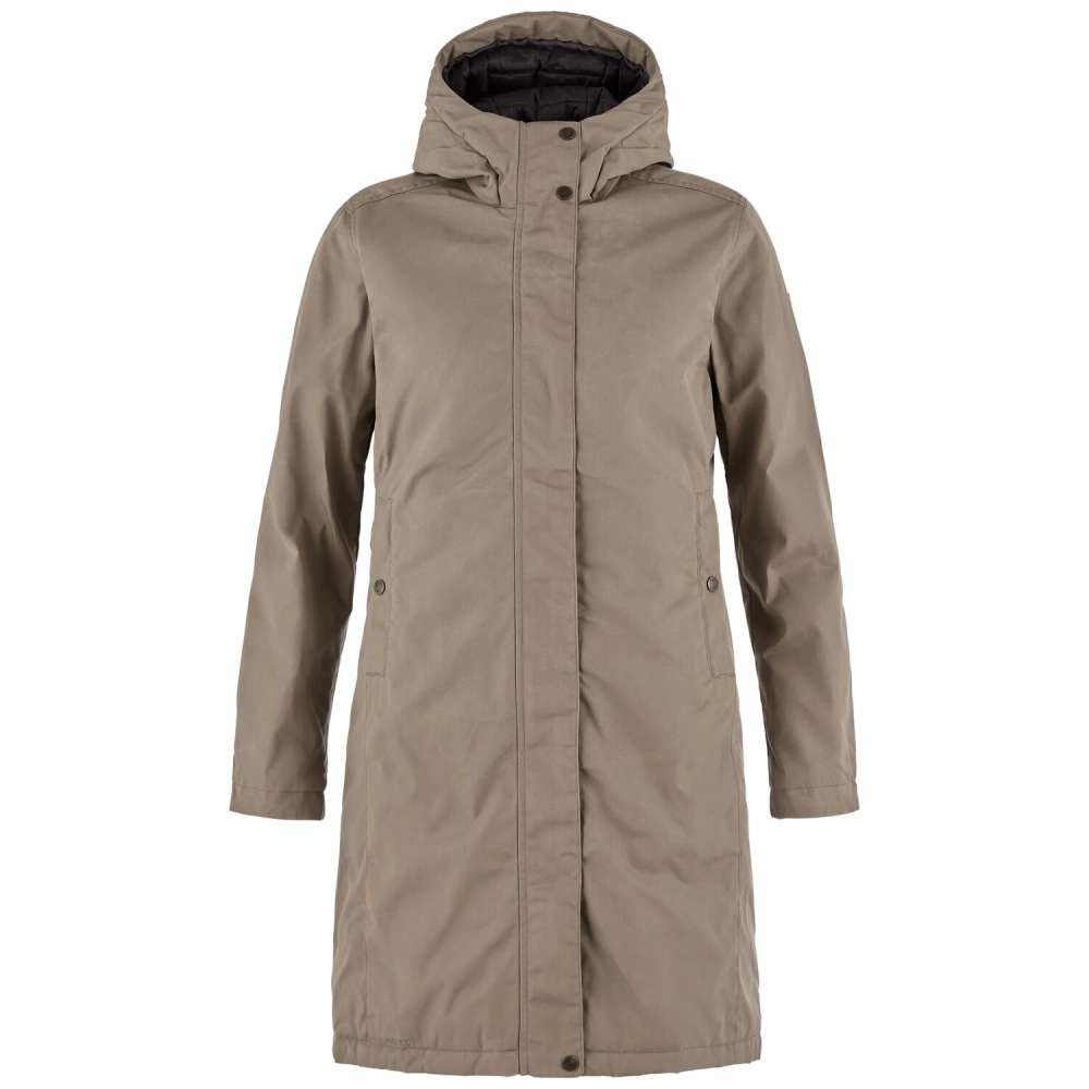 Kiruna Hydratic Padded Parka W | 244 Suede Brown -1