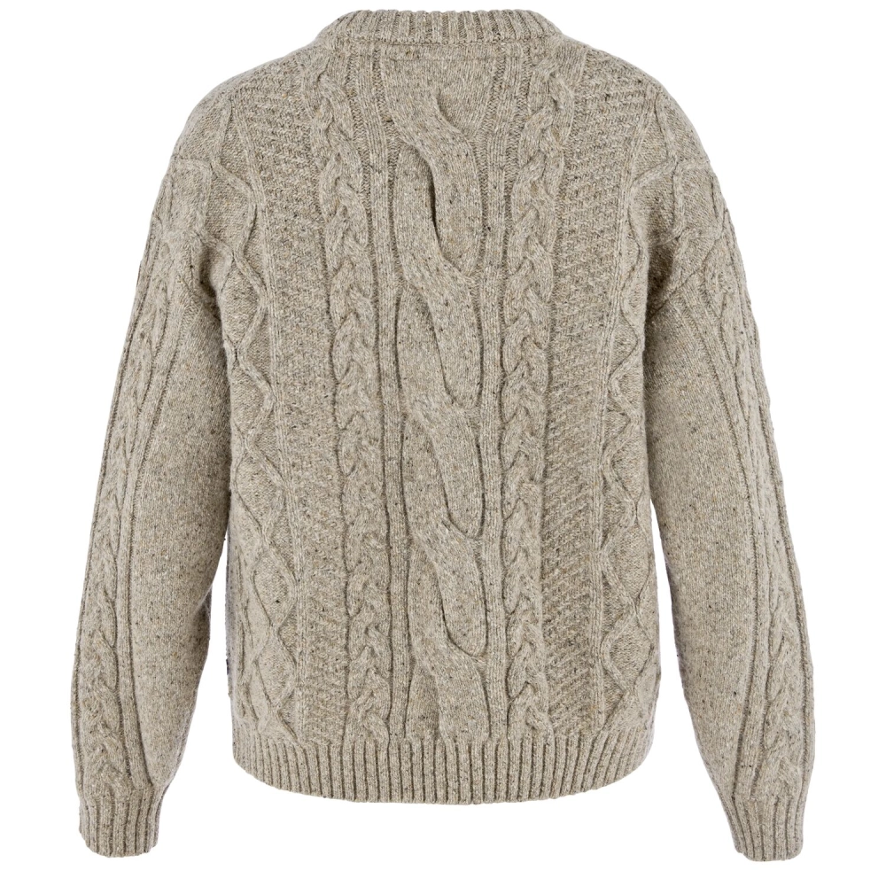 Ovik Cable Knit W | 021 Fog -2