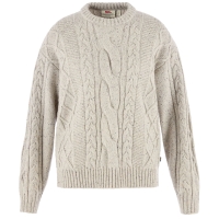 Ovik Cable Knit W | 113 White Chalk -1