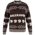 Fjallraven Jacquard Knit W | 294-191 Black Oak/Light Beige -1