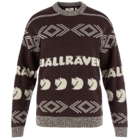 Fjallraven Jacquard Knit W | 294-191 Black Oak/Light Beige -1