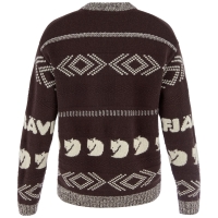 Fjallraven Jacquard Knit W | 294-191 Black Oak/Light Beige -2