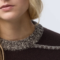 Fjallraven Jacquard Knit W | 294-191 Black Oak/Light Beige -5