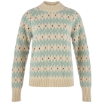 Ovik Jacquard Knit W | 191-674 Light Beige/Misty Green -1